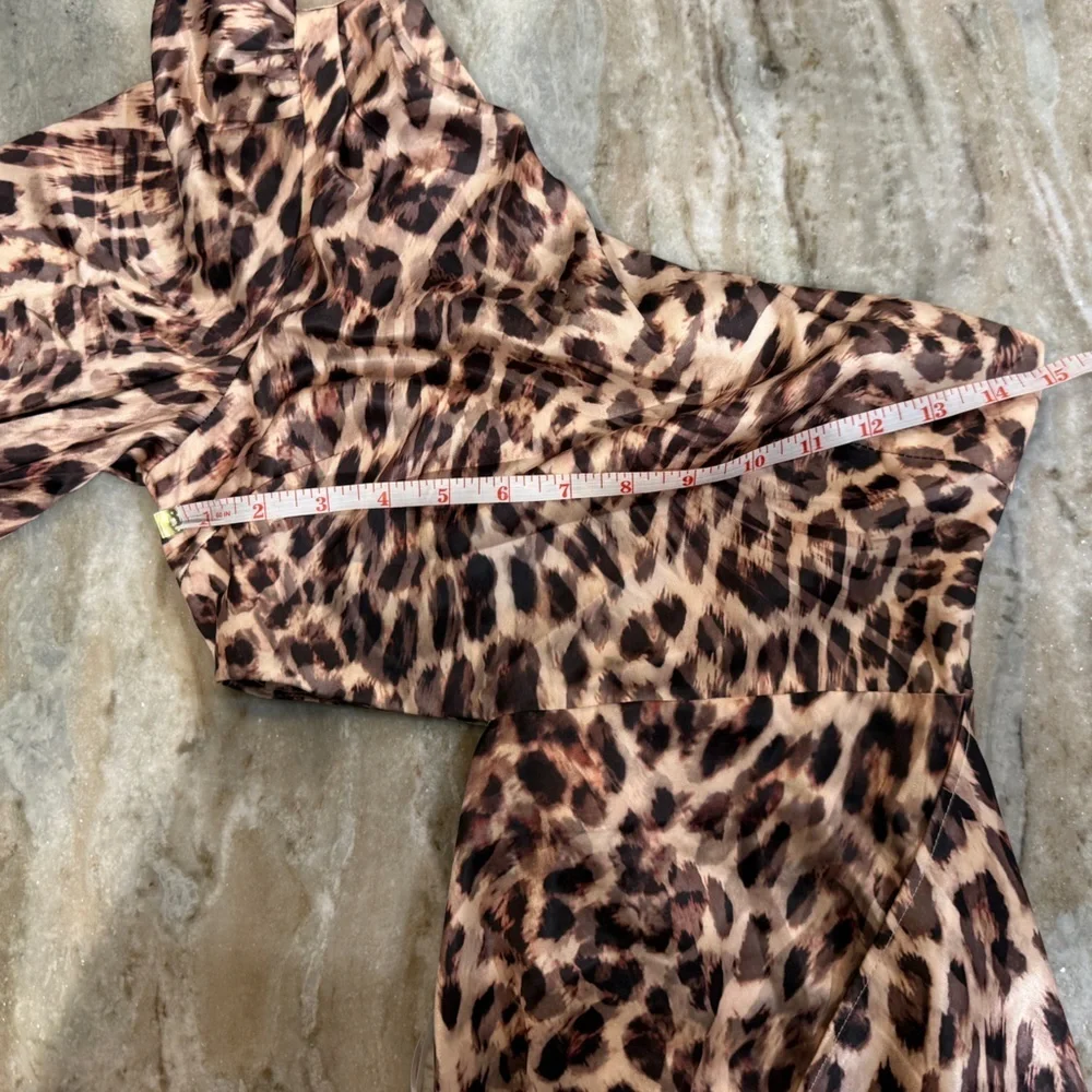 NWT Women’s HELLO MOLLY She’s the Moment leopard mini dress- Size XS/2 - Picture 8 of 10